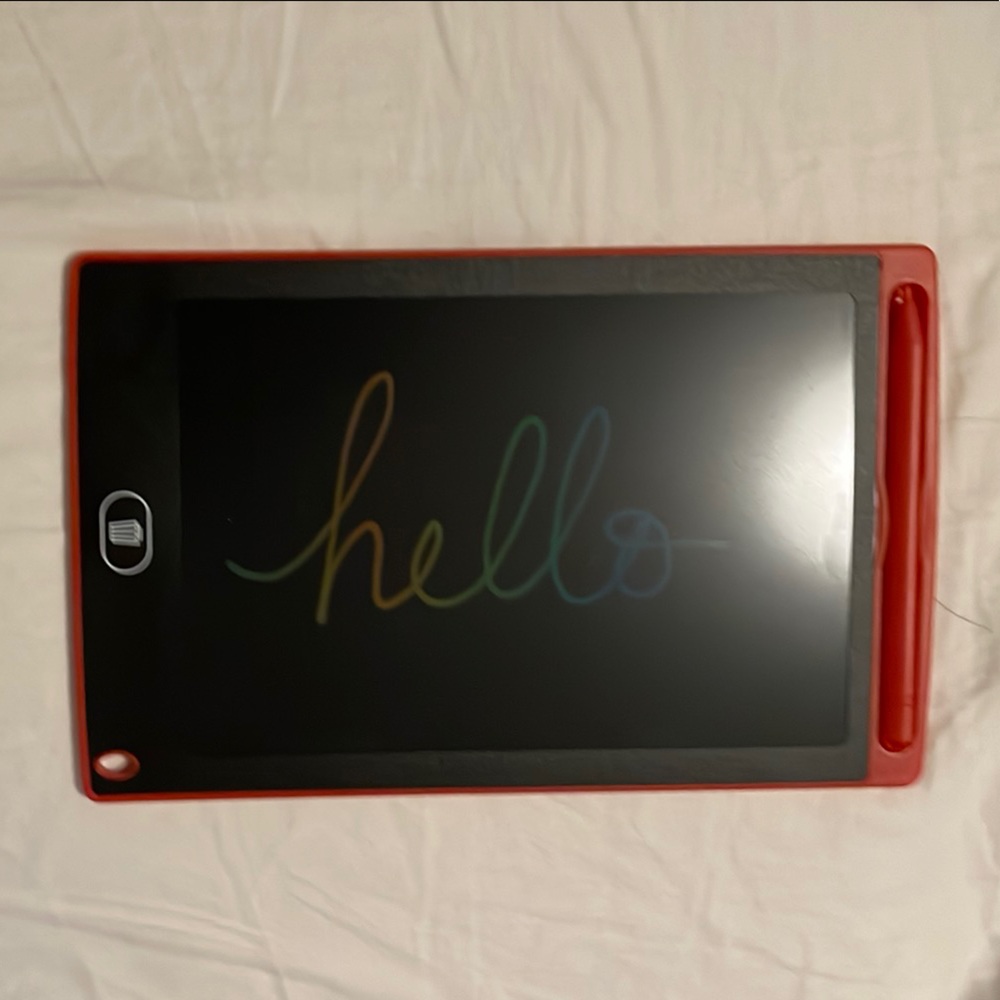 Red LCD Writing Tablet